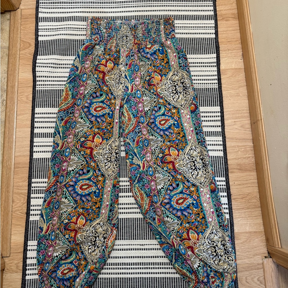 Cupshe Multicolor Paisley Print Pants